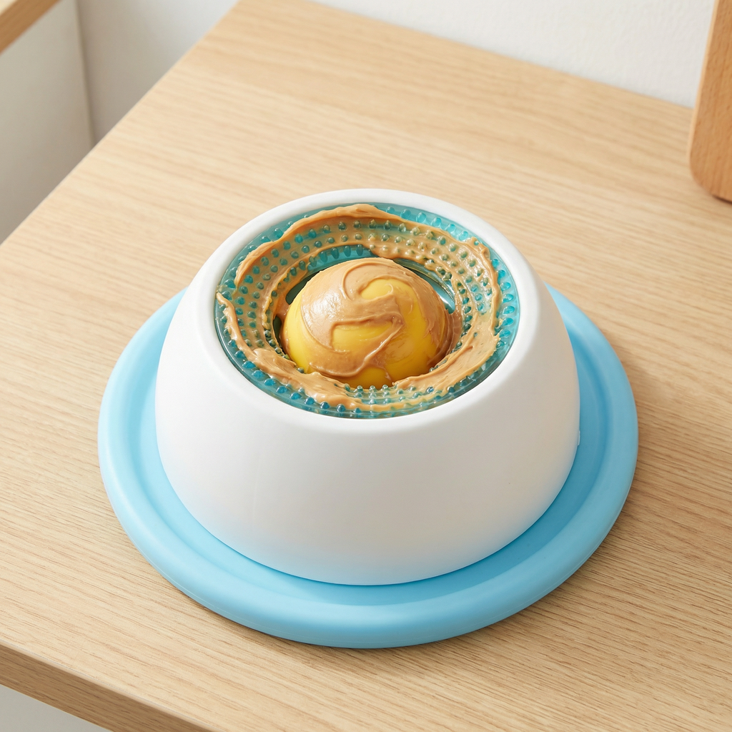Anti-spill Licking Ball Bowl